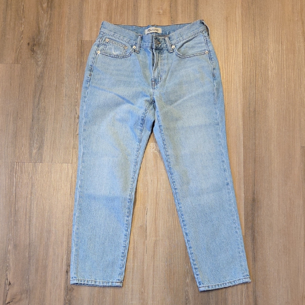 Madewell Mid-rise Perfect Vintage- Light Blue Denim Jeans